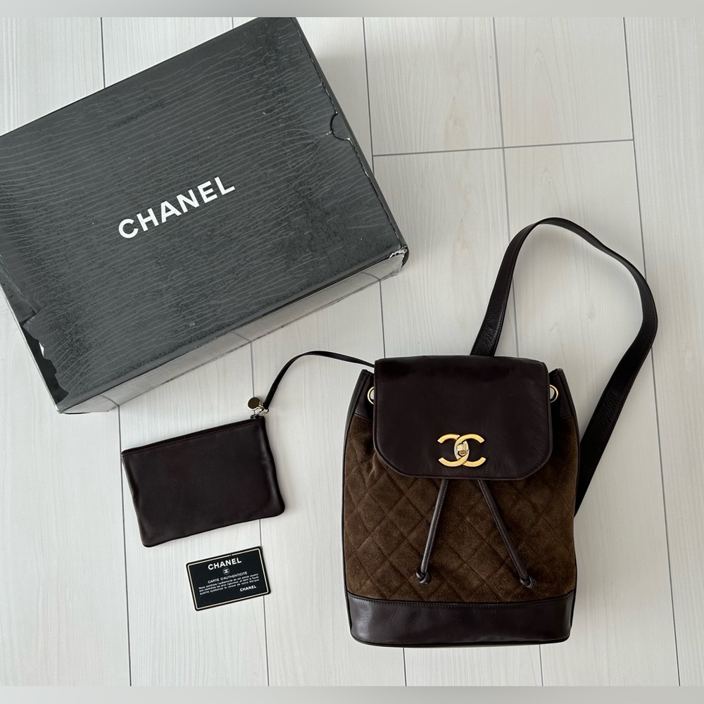Chanel vintage one strap backpack